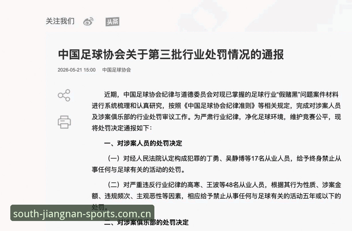 江南体育官方直营平台 中国足协第三批禁足名单详解